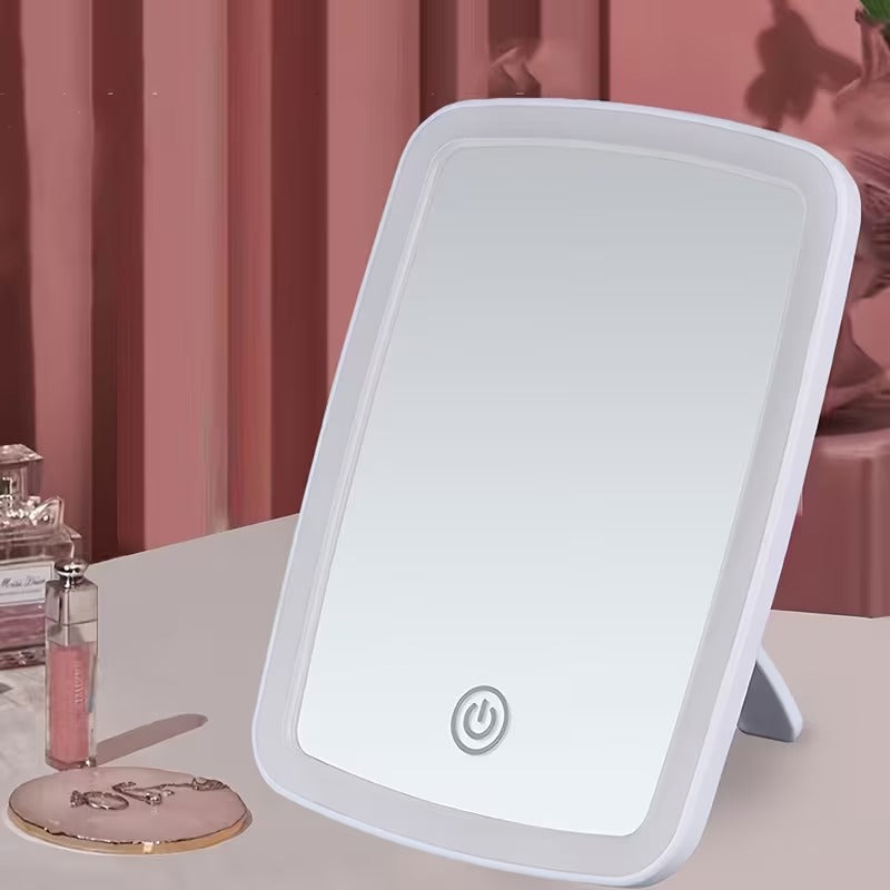 Portable LED Makeup Mirror with Touch Control