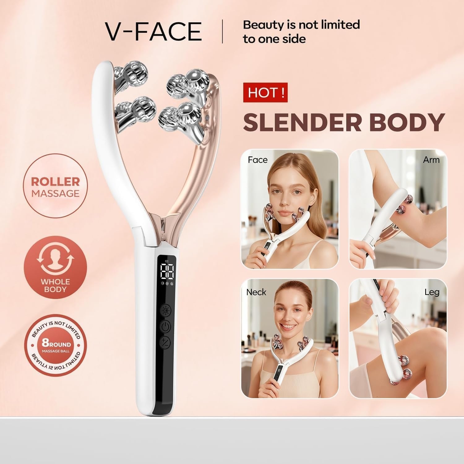 Angju Face Massager Tool Wireless, Shaper & Slimmer Device