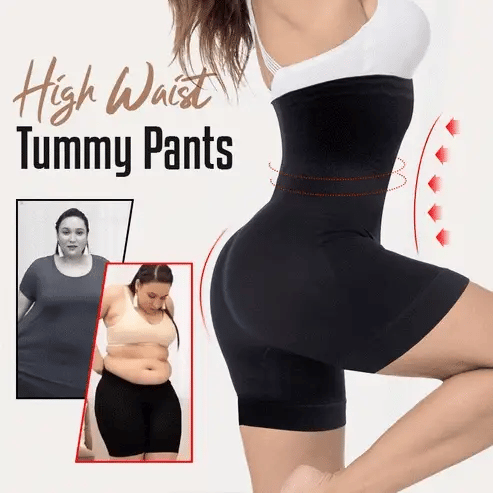 High-Waist Tummy Control Shapewear Panties for Women